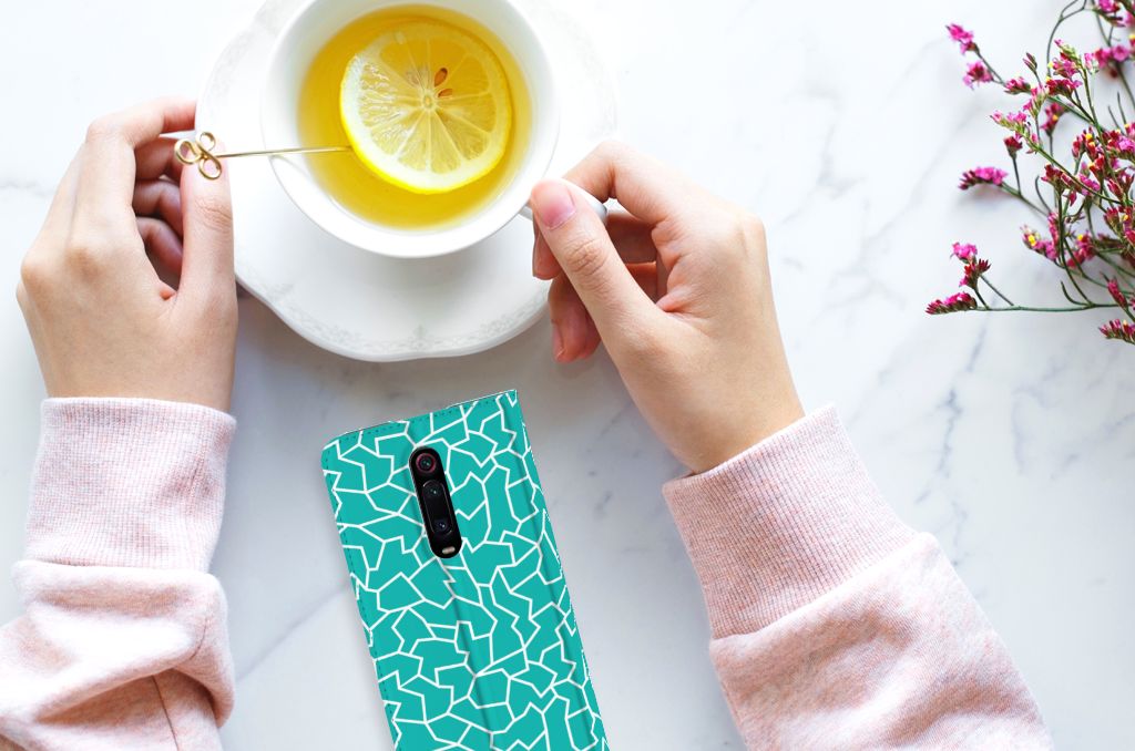 Xiaomi Redmi K20 Pro Bookcase Cracks Blue - B2C Telecom