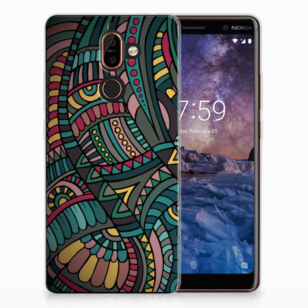 Nokia 7 Plus TPU bumper Aztec