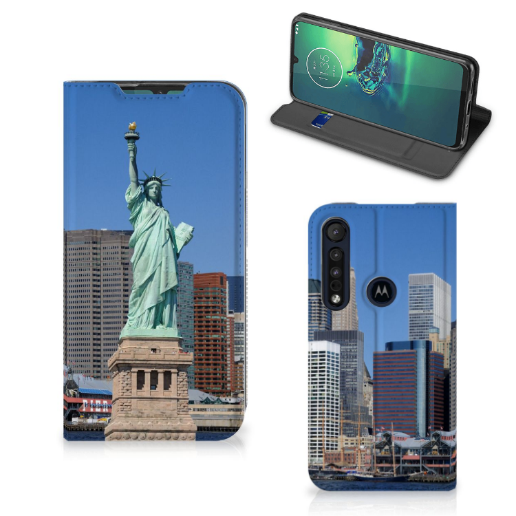 Motorola G8 Plus Book Cover Vrijheidsbeeld - B2C Telecom
