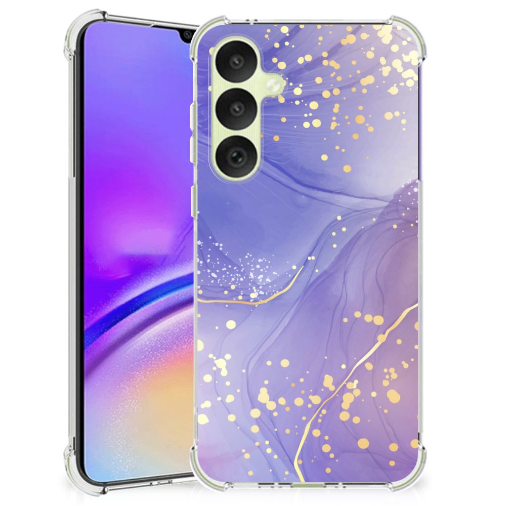 Back Cover voor Samsung Galaxy A35 Watercolor Paars