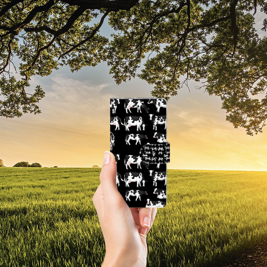 Huawei Ascend P8 Lite Telefoonhoesje met Pasjes Koetjes