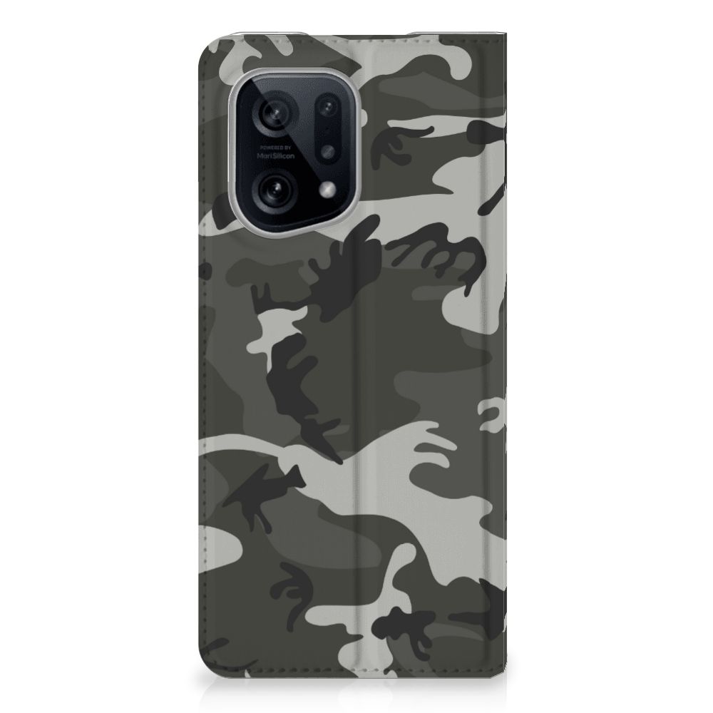 OPPO Find X5 Hoesje met Magneet Army Light - B2C Telecom