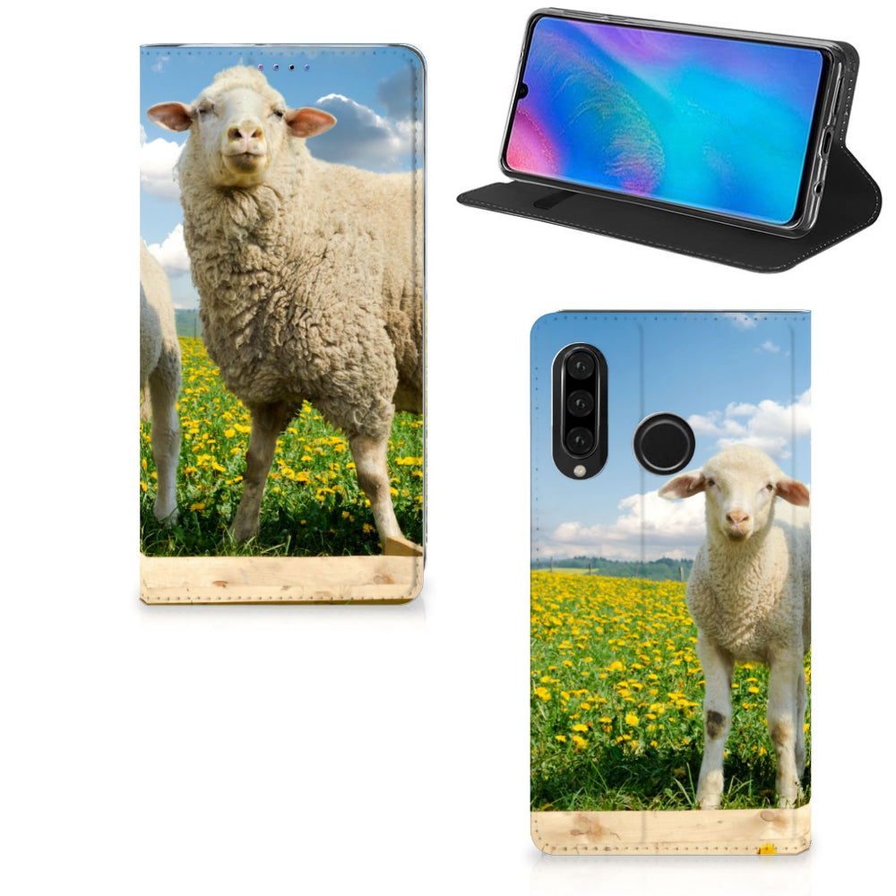 Huawei P30 Lite New Edition Hoesje maken Schaap en Lammetje