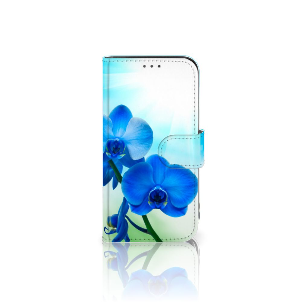 Apple iPhone 12 Mini Hoesje Orchidee Blauw - Cadeau voor je Moeder