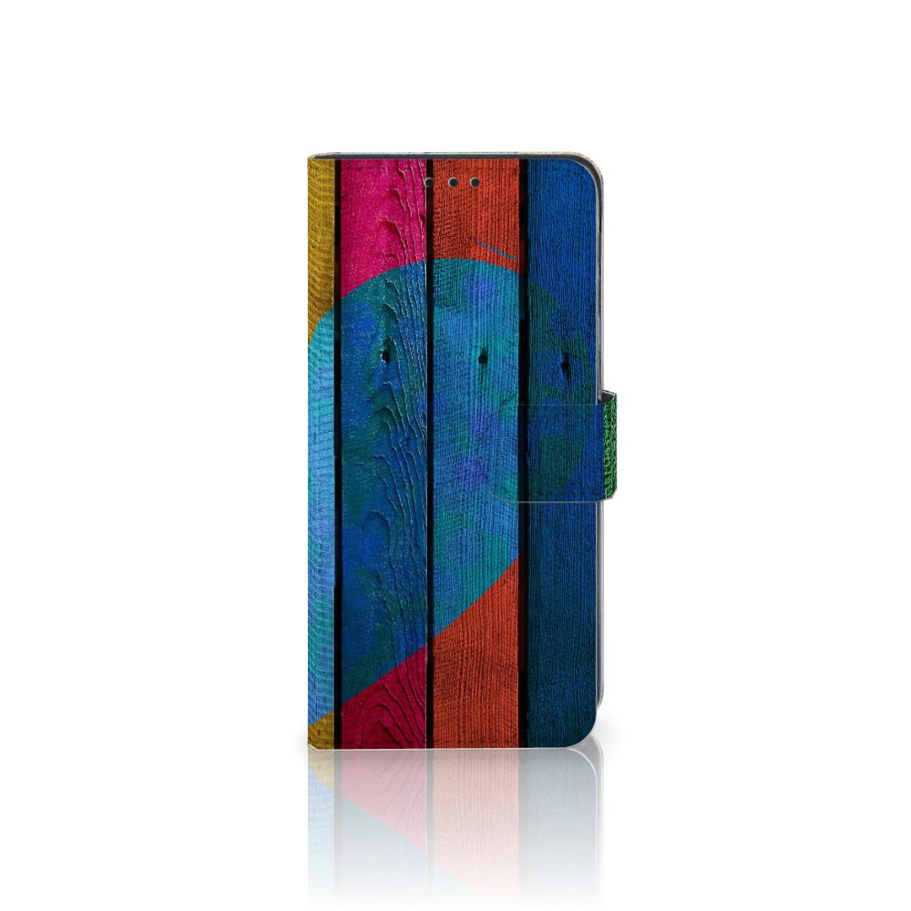 Samsung Galaxy M31 Book Style Case Wood Heart - Cadeau voor je Vriend