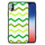 iPhone X | Xs Back Case Zigzag Groen