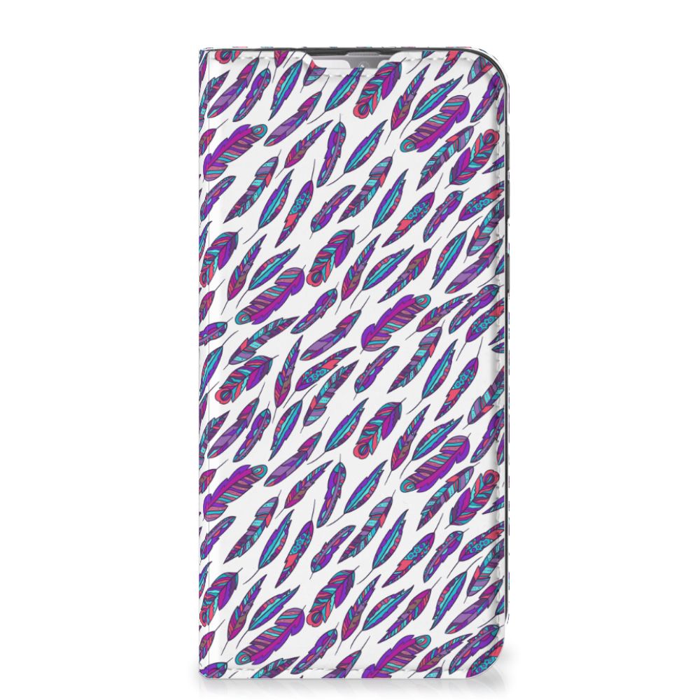 Samsung Galaxy M31 Hoesje met Magneet Feathers Color - B2C Telecom