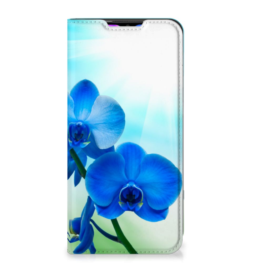 Xiaomi Redmi 9 Smart Cover Orchidee Blauw - Cadeau voor je Moeder - B2C Telecom