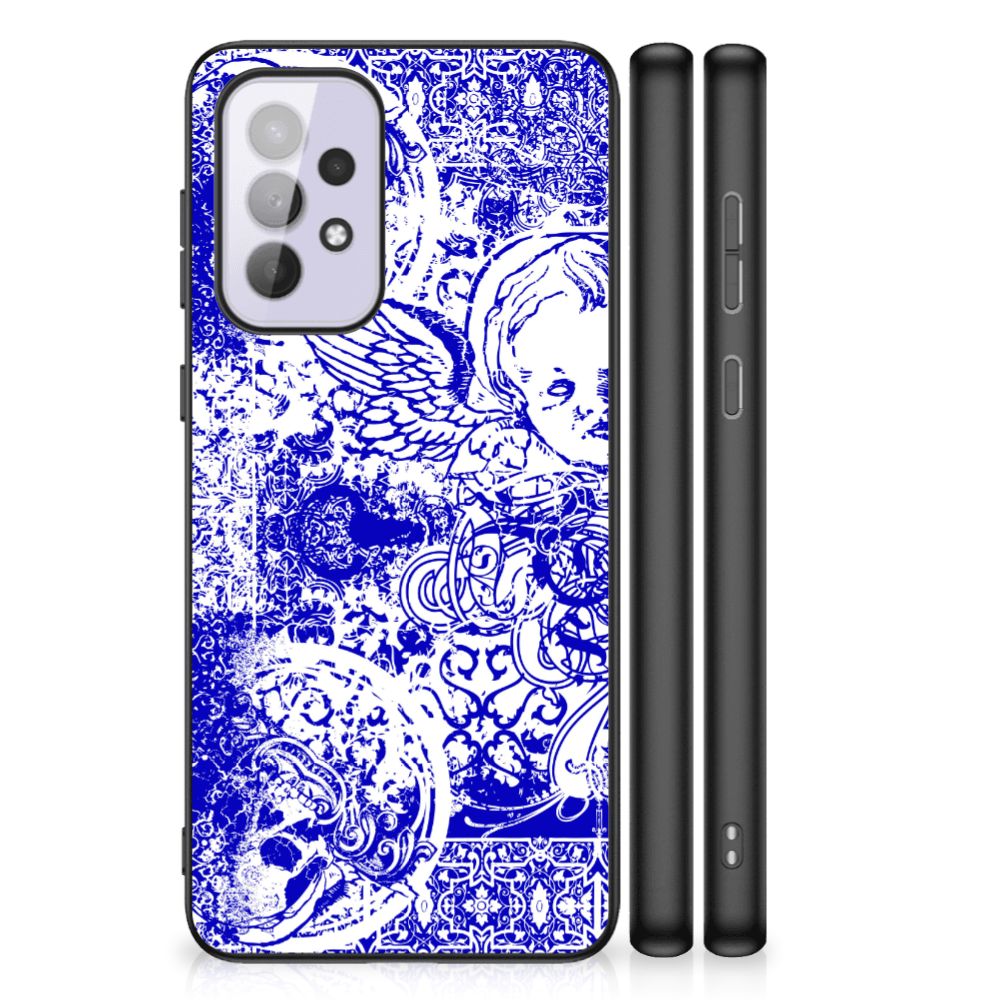 Telefoonhoesje Samsung Galaxy A33 5G Angel Skull Blauw B2C Telecom