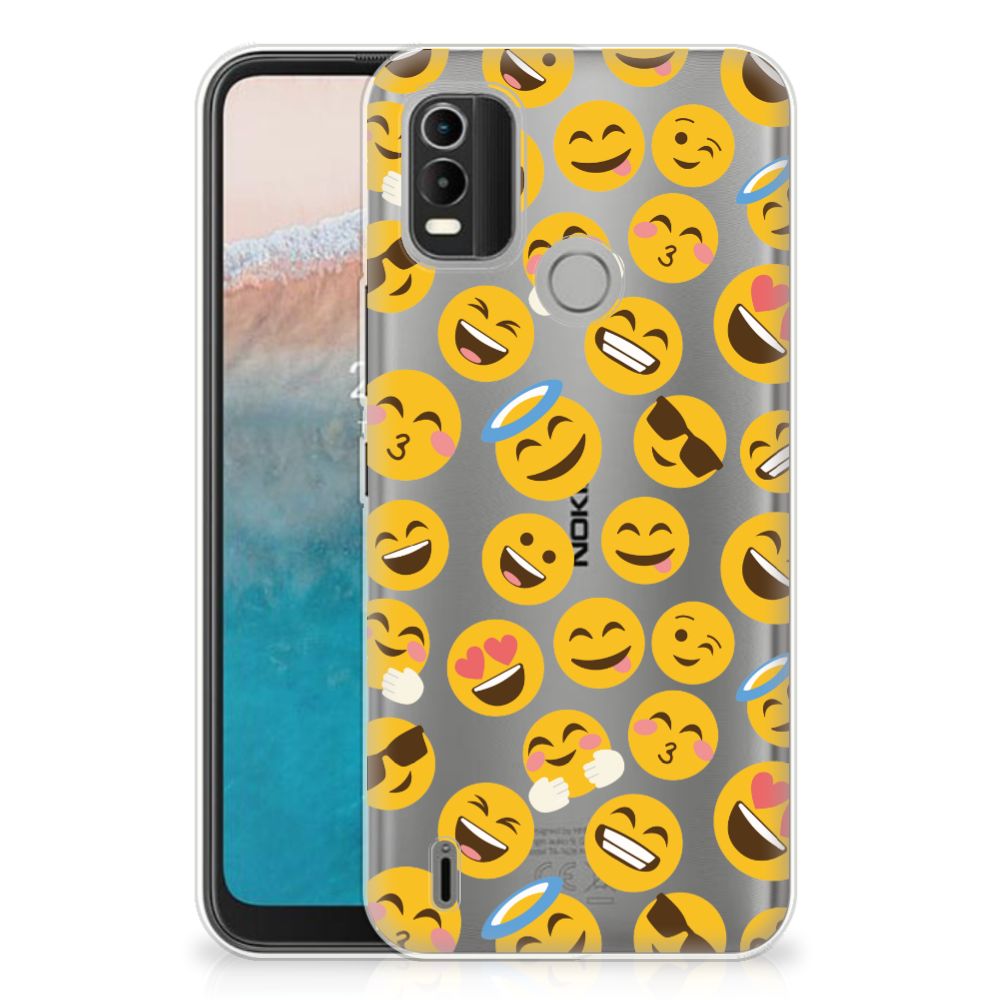 Nokia C21 Plus TPU bumper Emoji