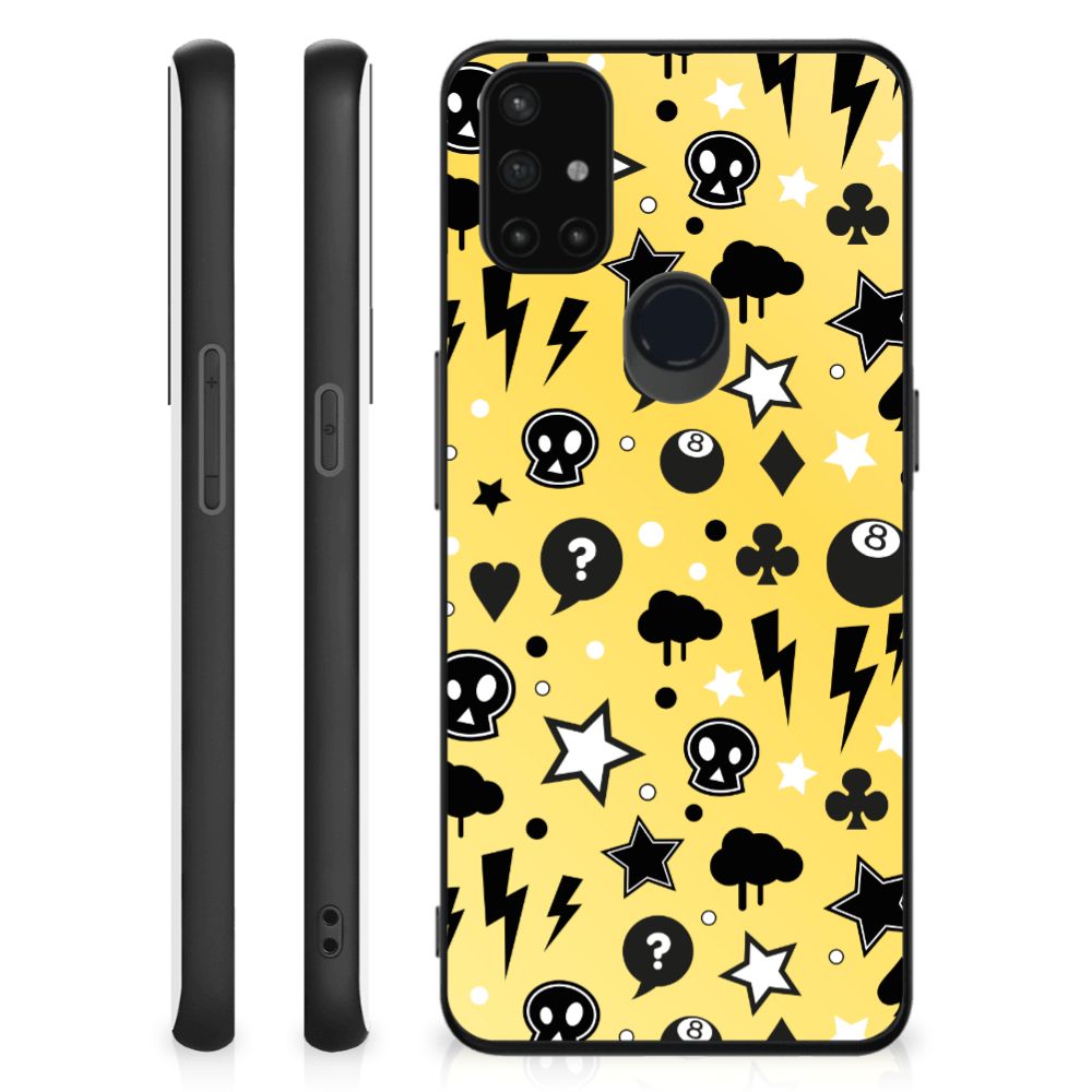 Telefoonhoesje OnePlus Nord N10 5G Punk Geel