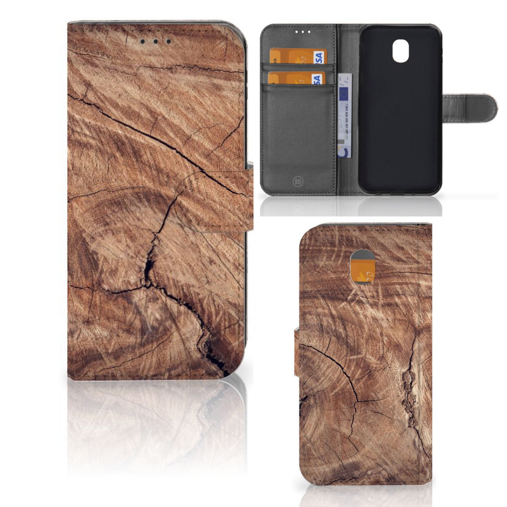 Samsung Galaxy J5 2017 Book Style Case Tree Trunk