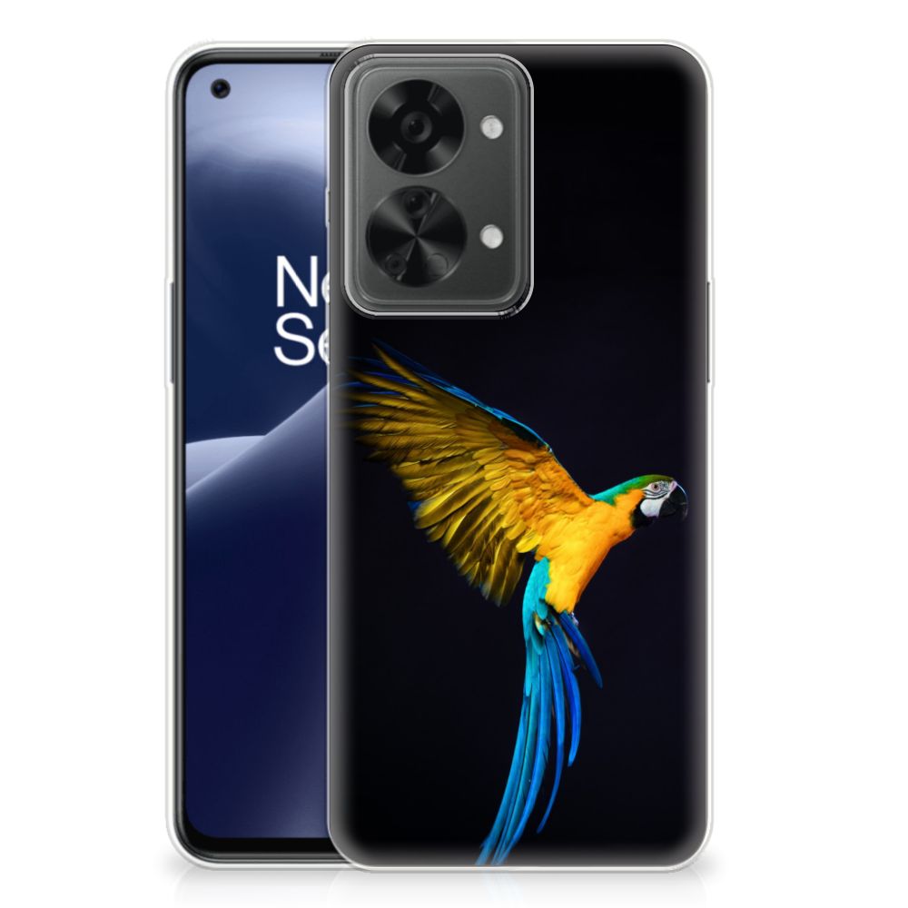 OnePlus Nord 2T TPU Hoesje Papegaai