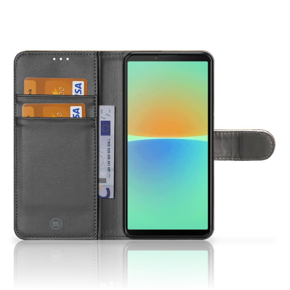 Sony Xperia 10 IV Flip Cover Wereldkaart