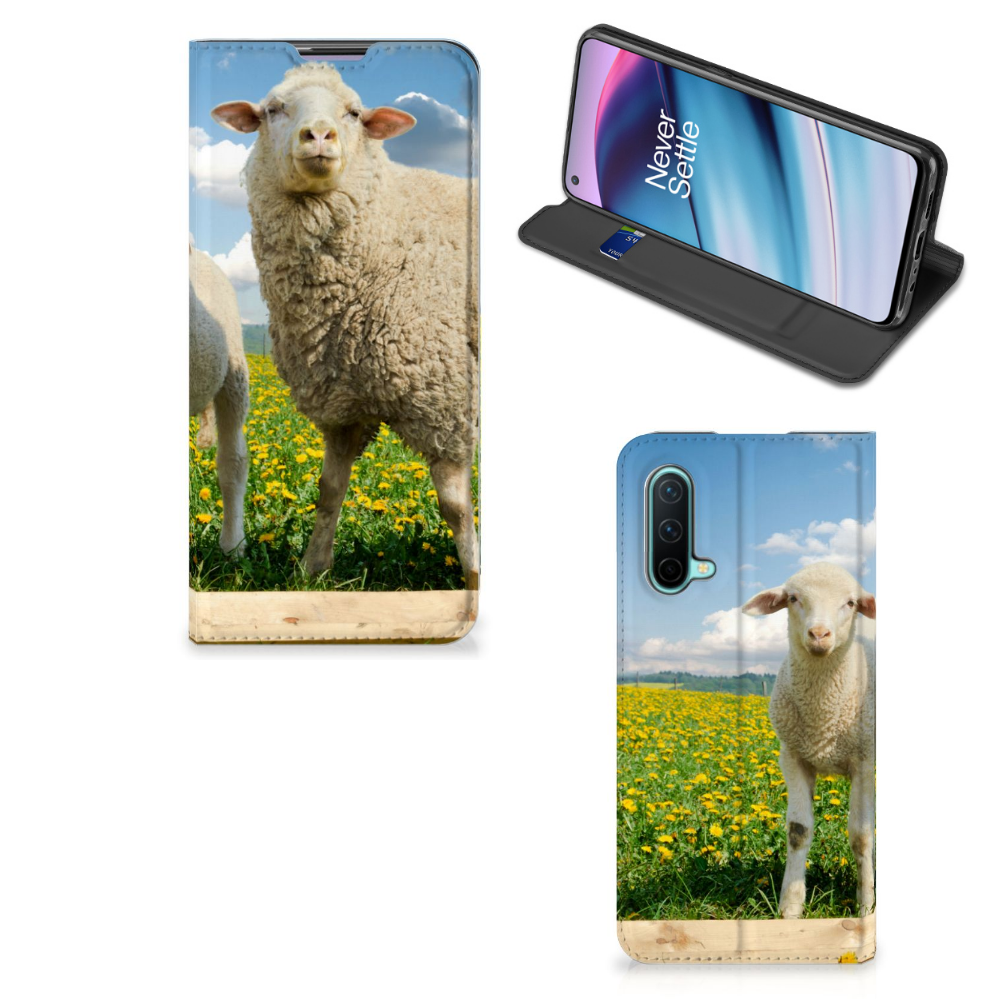 OnePlus Nord CE 5G Hoesje maken Schaap en Lammetje - B2C Telecom