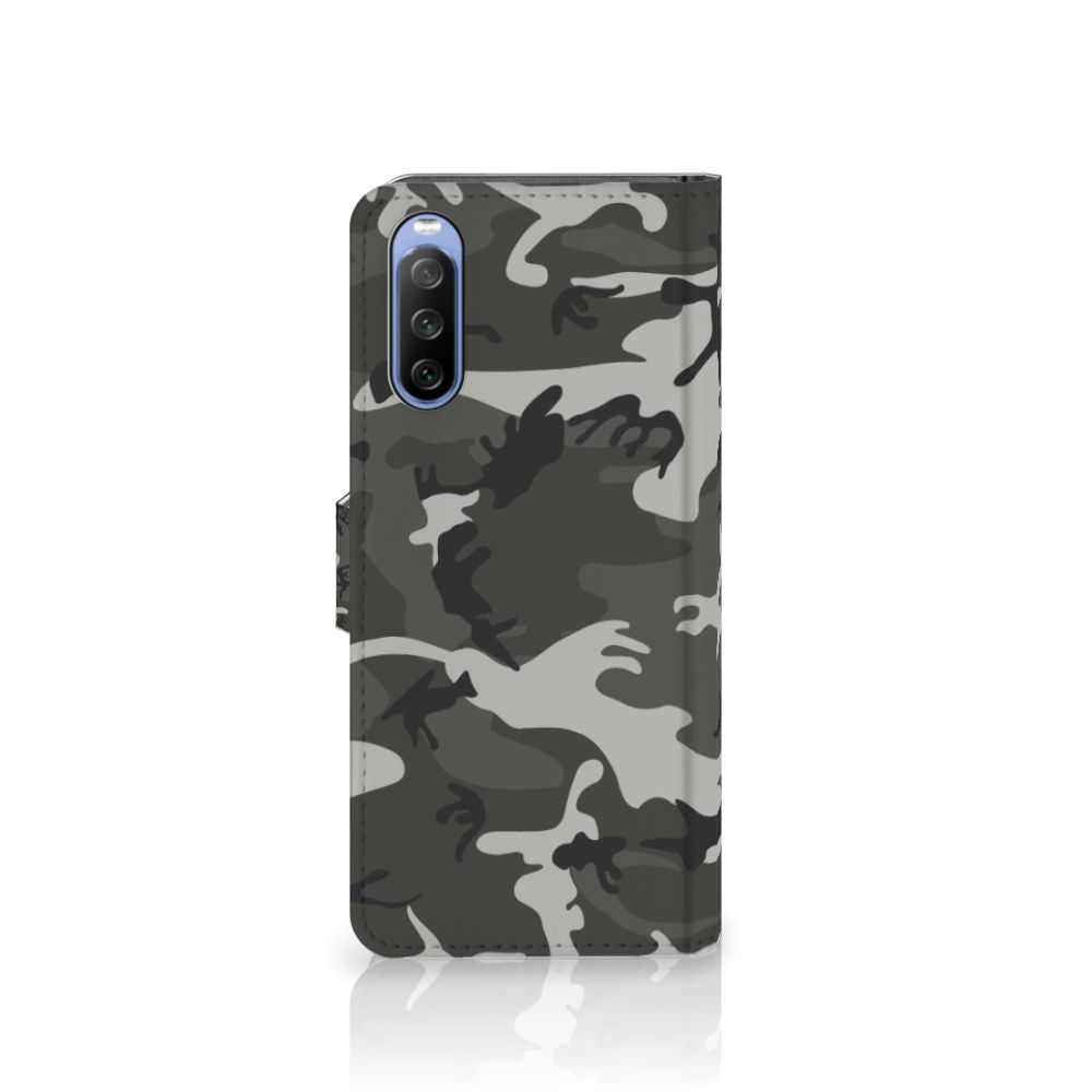 Sony Xperia 10 III Telefoon Hoesje Army Light