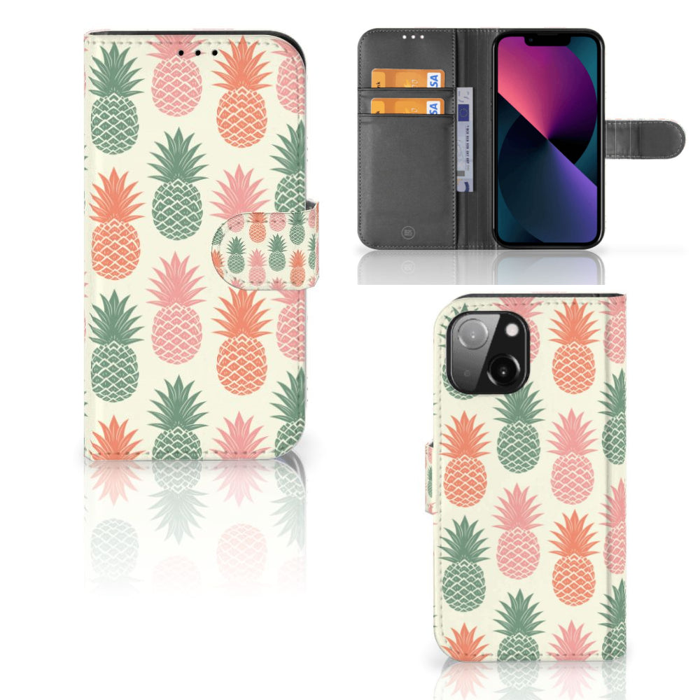 iPhone 13 Mini Book Cover Ananas