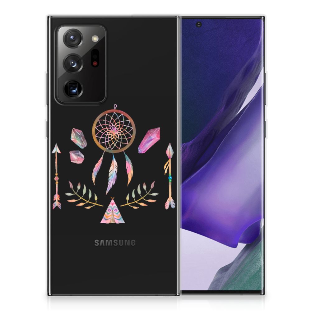 Samsung Galaxy Note20 Ultra Telefoonhoesje met Naam Boho Dreamcatcher B2C Telecom