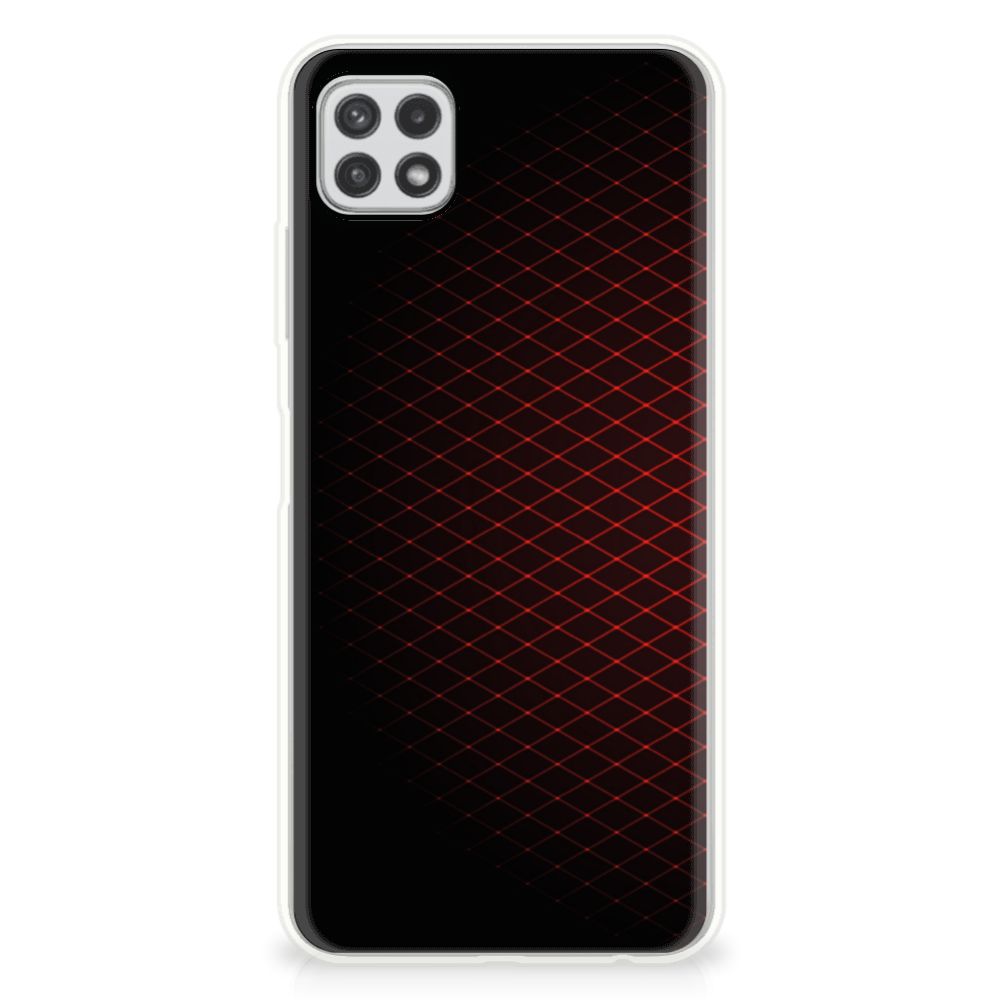 Samsung Galaxy A22 5G TPU bumper Geruit Rood B2C Telecom