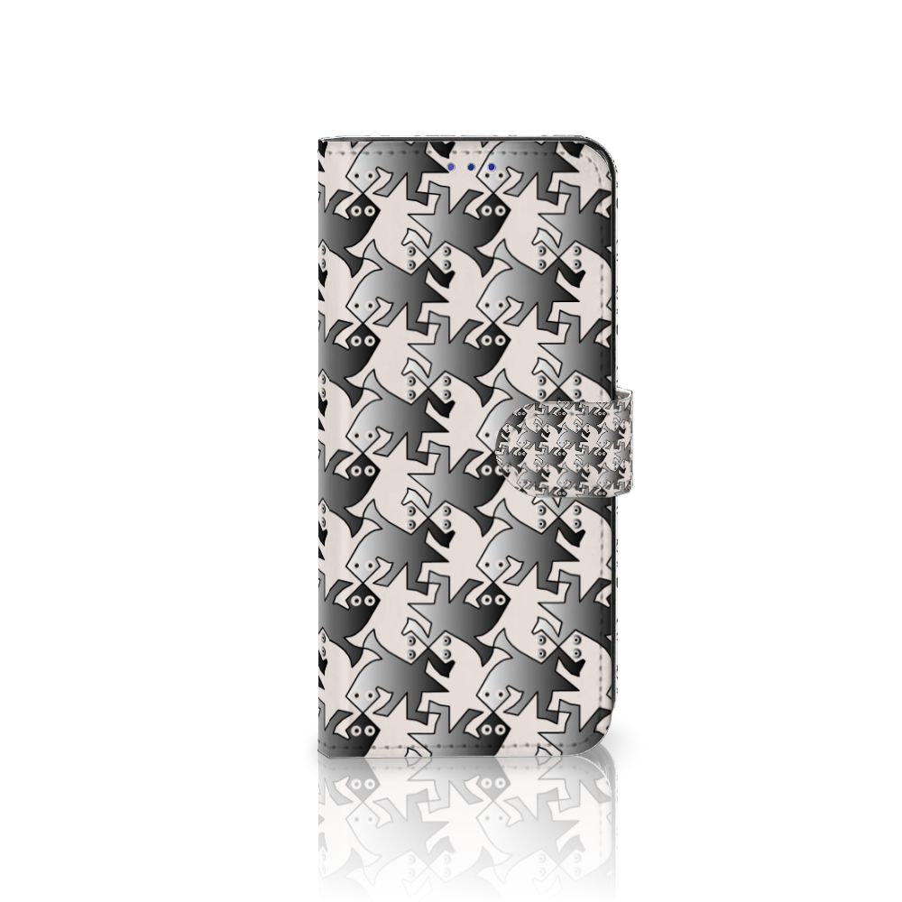 OPPO Find X5 Telefoonhoesje met Pasjes Salamander Grey