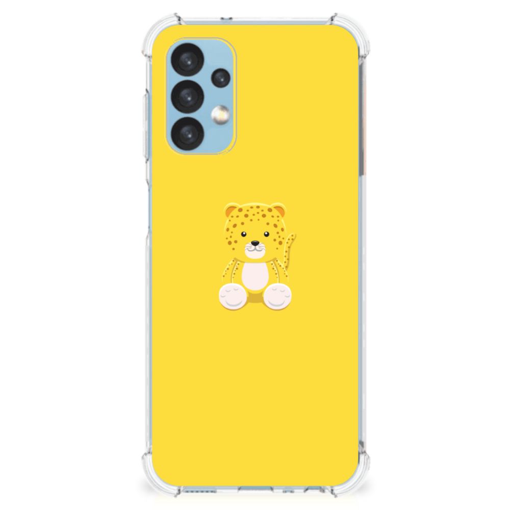 Samsung Galaxy A13 (4G) Stevig Bumper Hoesje Baby Leopard B2C Telecom