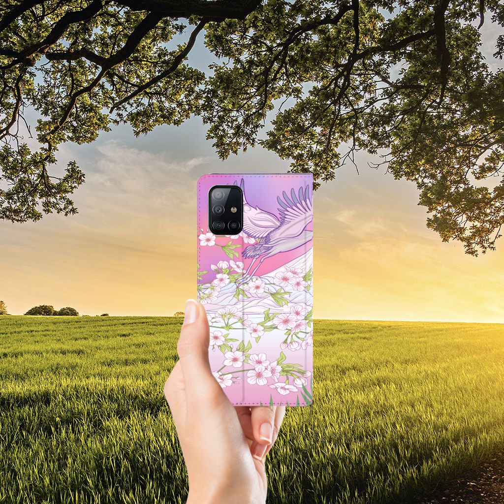 Samsung Galaxy A71 Hoesje maken Bird Flying - B2C Telecom