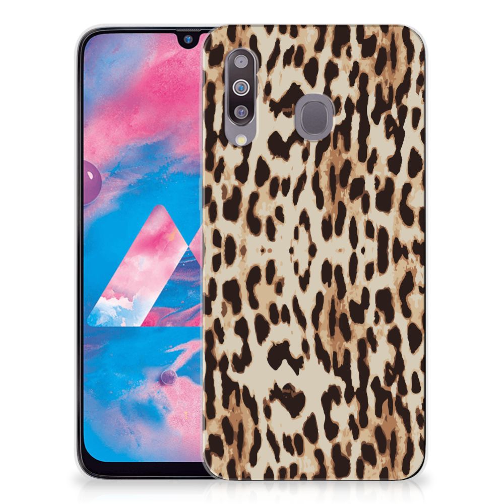 Samsung Galaxy M30 TPU Hoesje Leopard