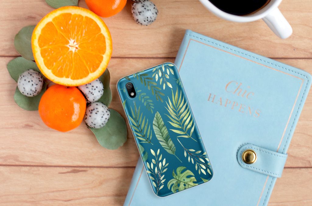 Huawei Y5 (2019) TPU Case Leaves