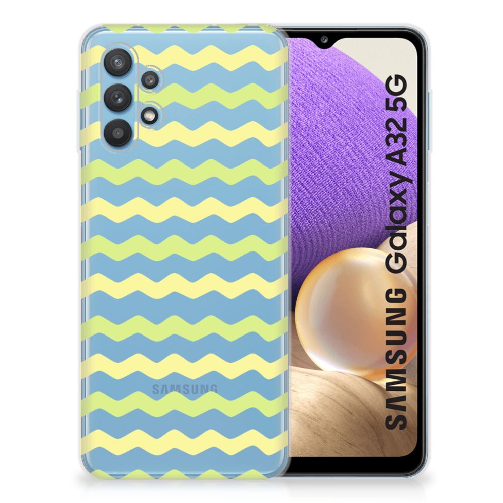Samsung Galaxy A32 5G TPU bumper Waves Yellow B2C Telecom