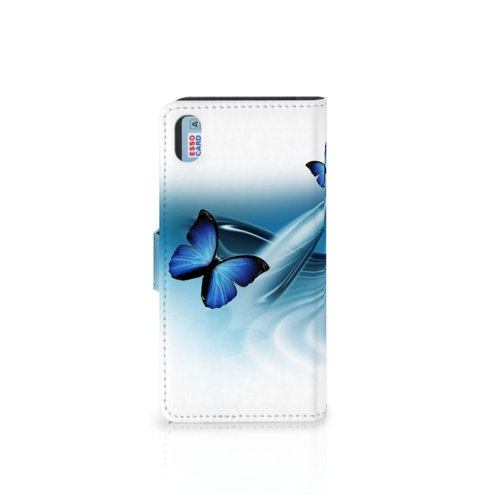 Xiaomi Redmi 7A Telefoonhoesje met Pasjes Vlinders