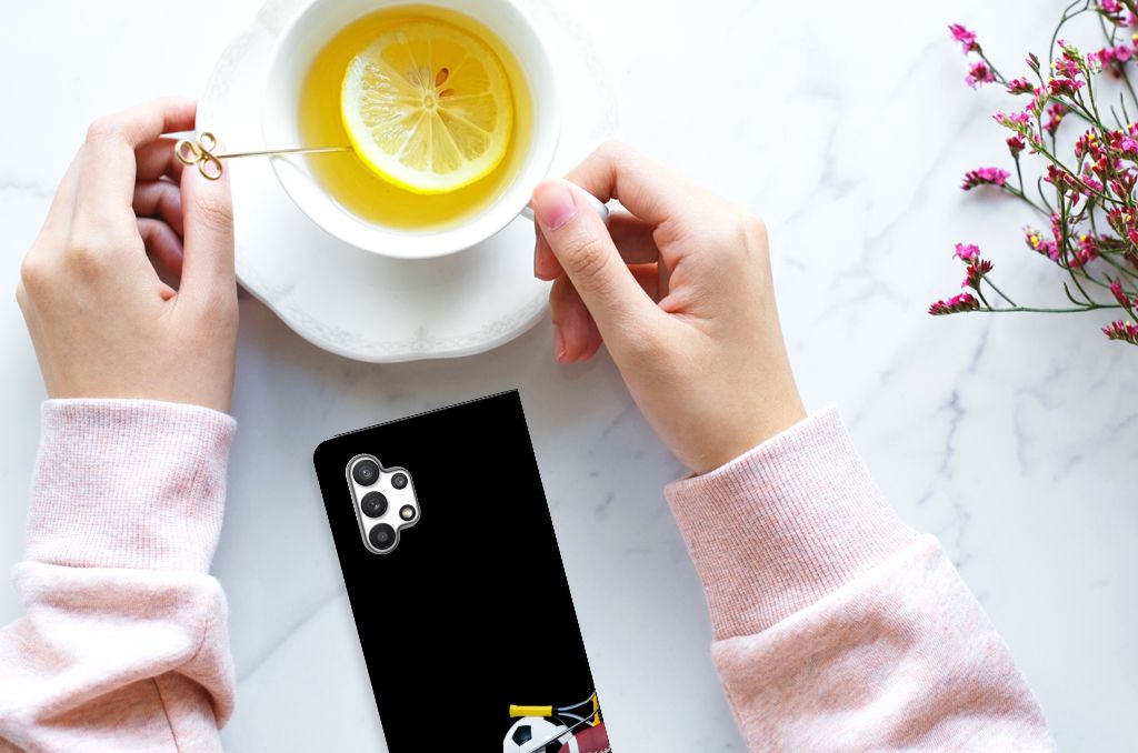 Samsung Galaxy A32 4G | A32 5G Enterprise Editie Hippe Standcase Sports met sportmatige ontwerpen.