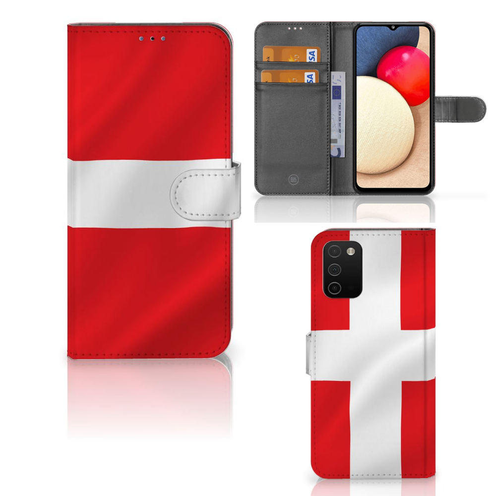 Samsung Galaxy A03s Bookstyle Case Denemarken