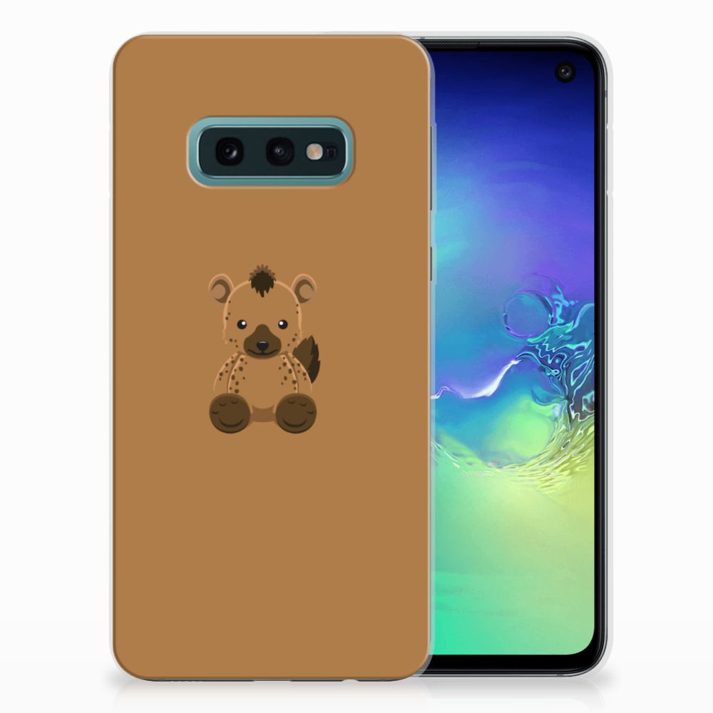 Samsung Galaxy S10e Telefoonhoesje met Naam Baby Hyena