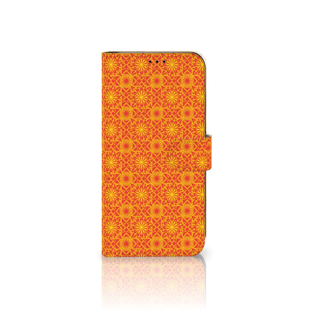 Apple iPhone Xs Max Telefoon Hoesje Batik Oranje