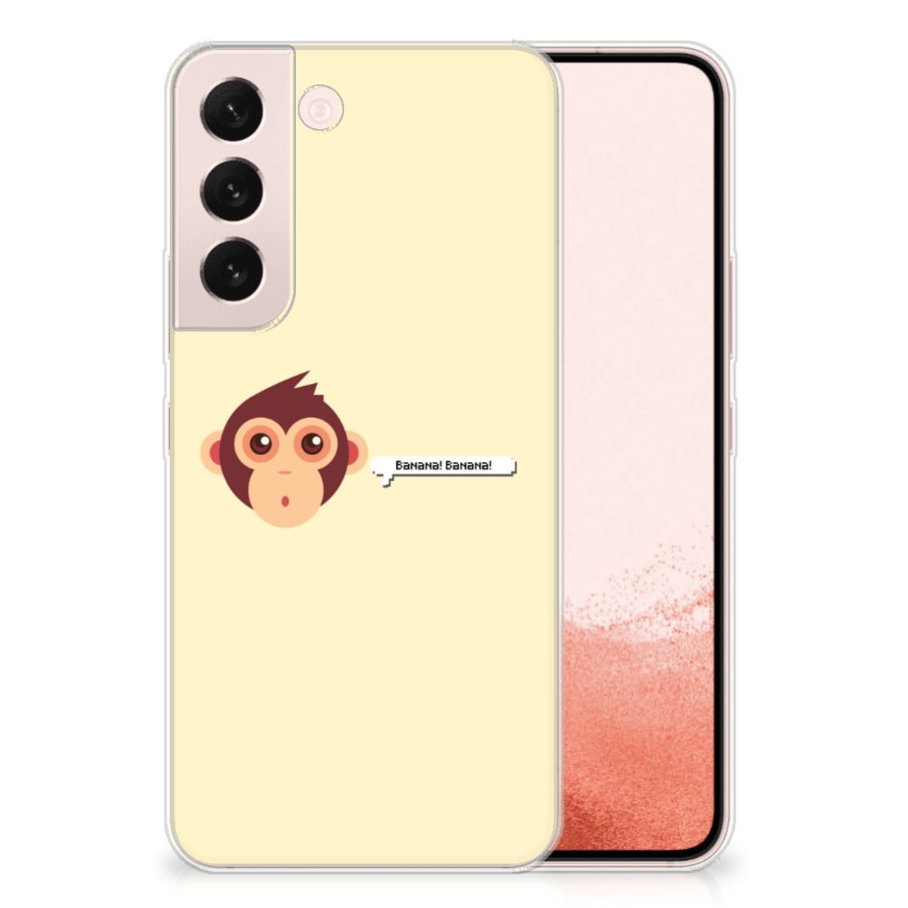 Samsung Galaxy S22 Telefoonhoesje met Naam Monkey B2C Telecom
