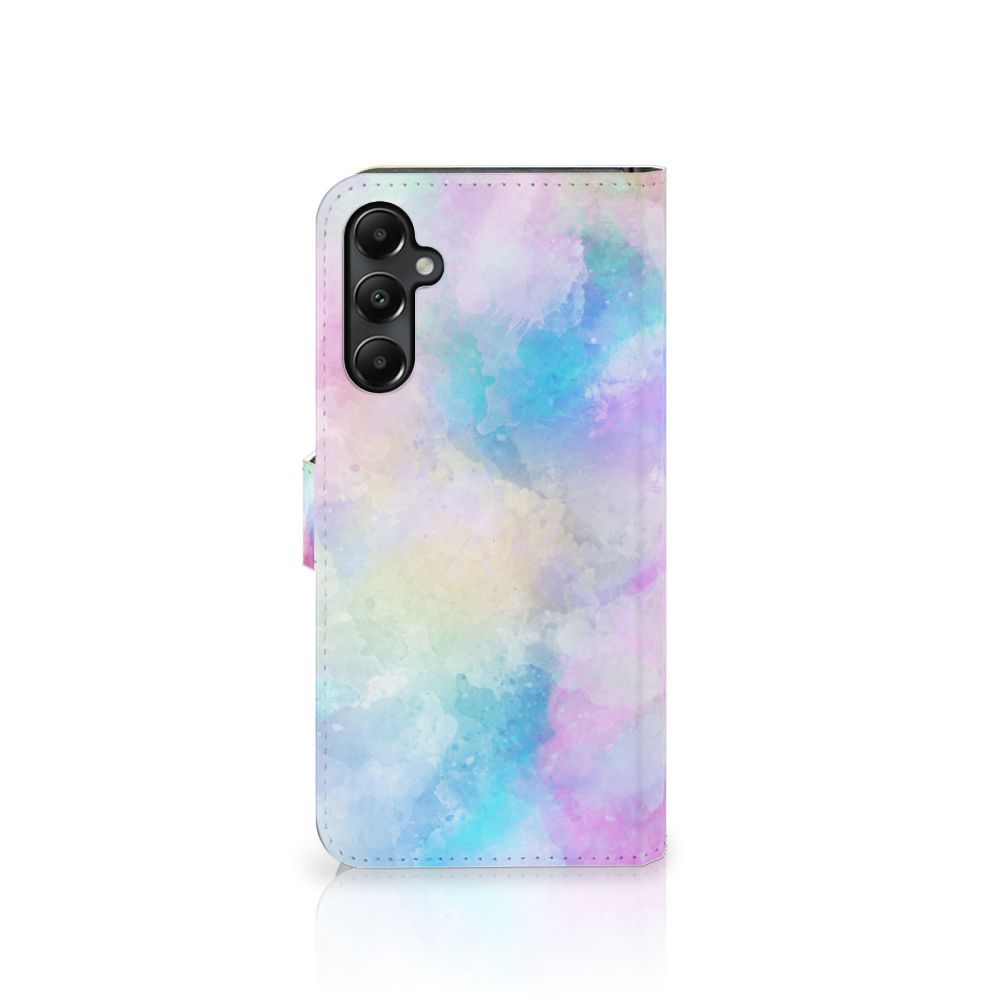 Hoesje Samsung Galaxy A05s Watercolor Light met pastelkleuren en unieke watercolor print.