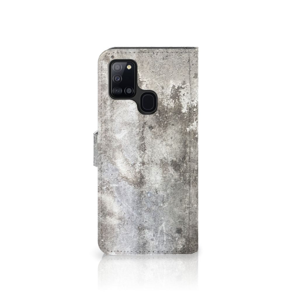 Samsung Galaxy A21s Bookcase Beton Print
