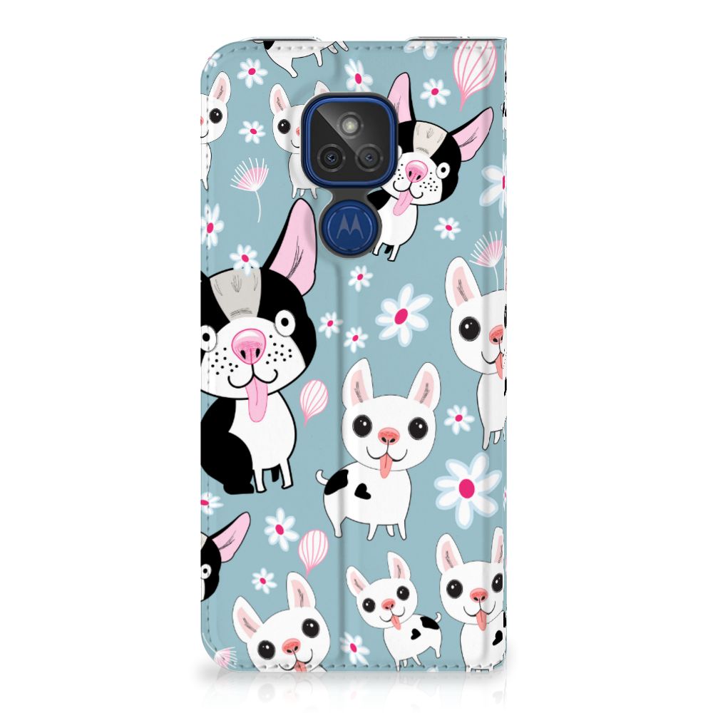 Motorola Moto G9 Play Hoesje maken Hondjes - B2C Telecom