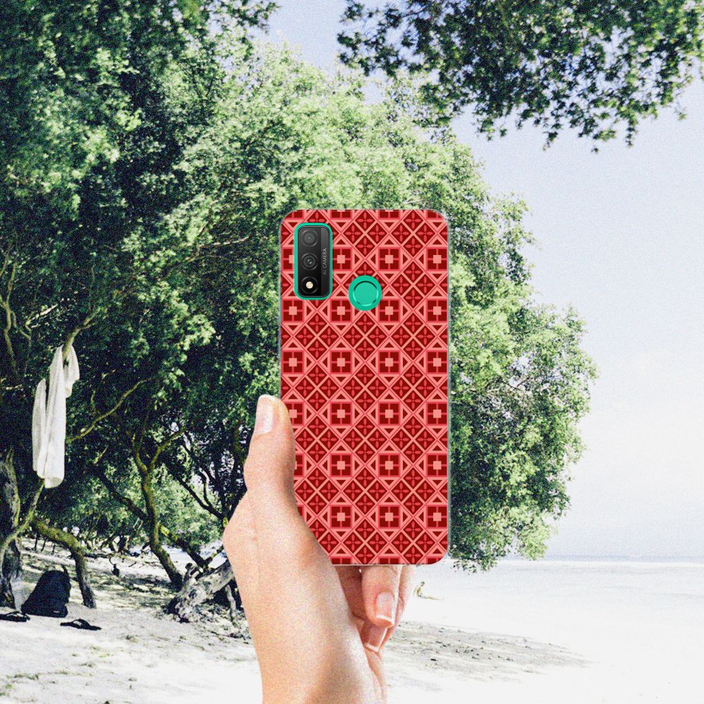 Huawei P Smart 2020 TPU bumper Batik Rood B2C Telecom