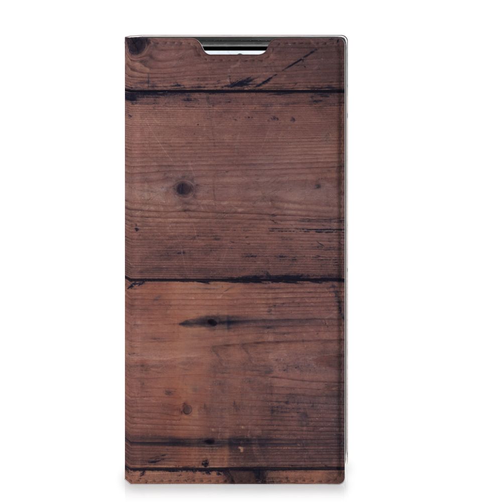 Samsung Galaxy S22 Ultra Book Wallet Case Old Wood - B2C Telecom