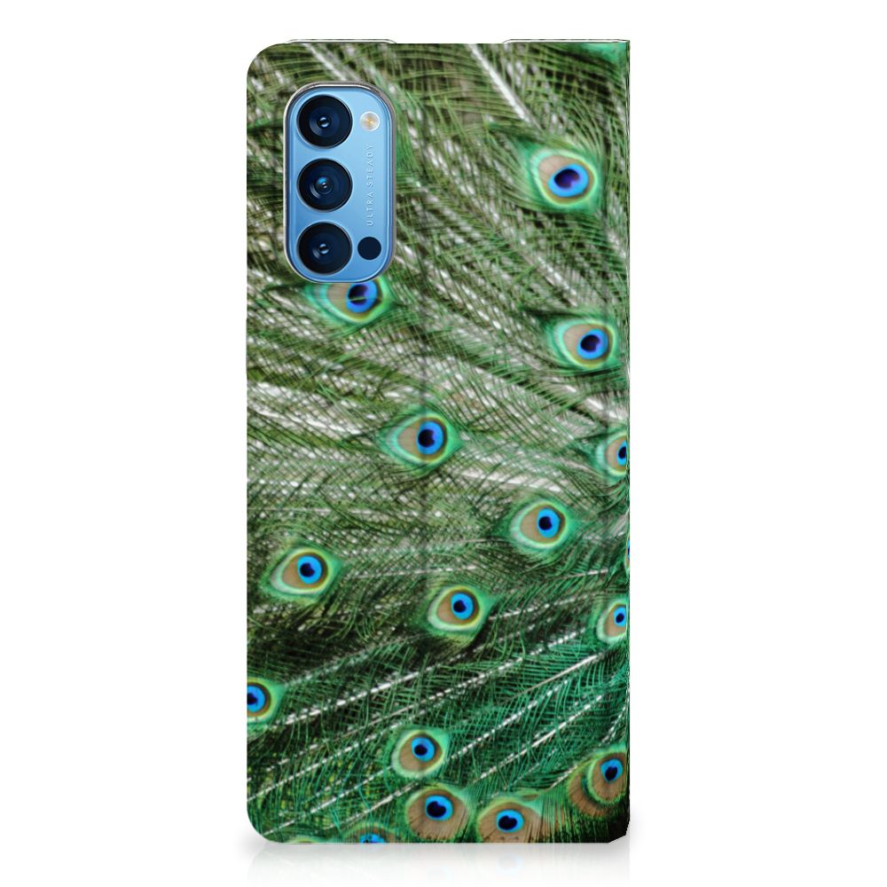OPPO Reno4 Pro 5G Hoesje maken Pauw - B2C Telecom