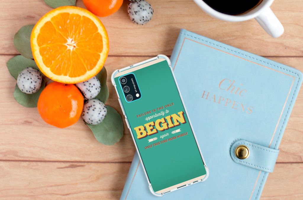 Samsung Galaxy M02s | A02s Telefoonhoesje met tekst Quote Begin B2C Telecom