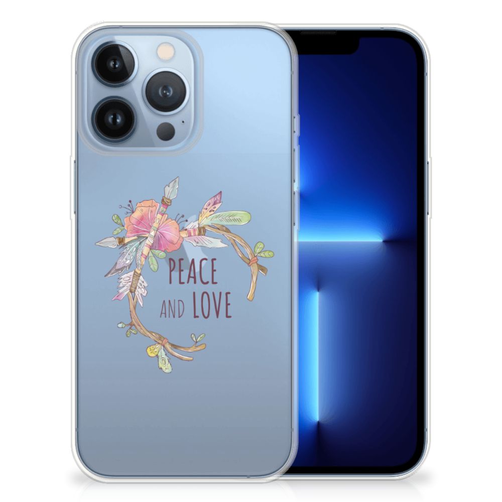 Apple iPhone 13 Pro Telefoonhoesje met Naam Boho Text B2C Telecom