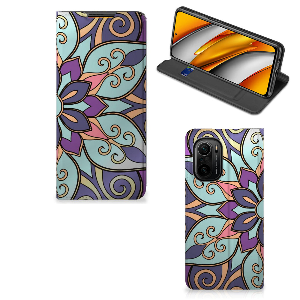 Xiaomi Mi 11i | Poco F3 Smart Cover Purple Flower