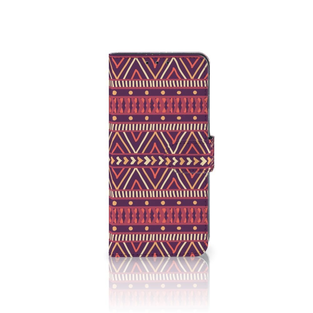 Alcatel 1S 2020 Telefoon Hoesje Aztec Paars