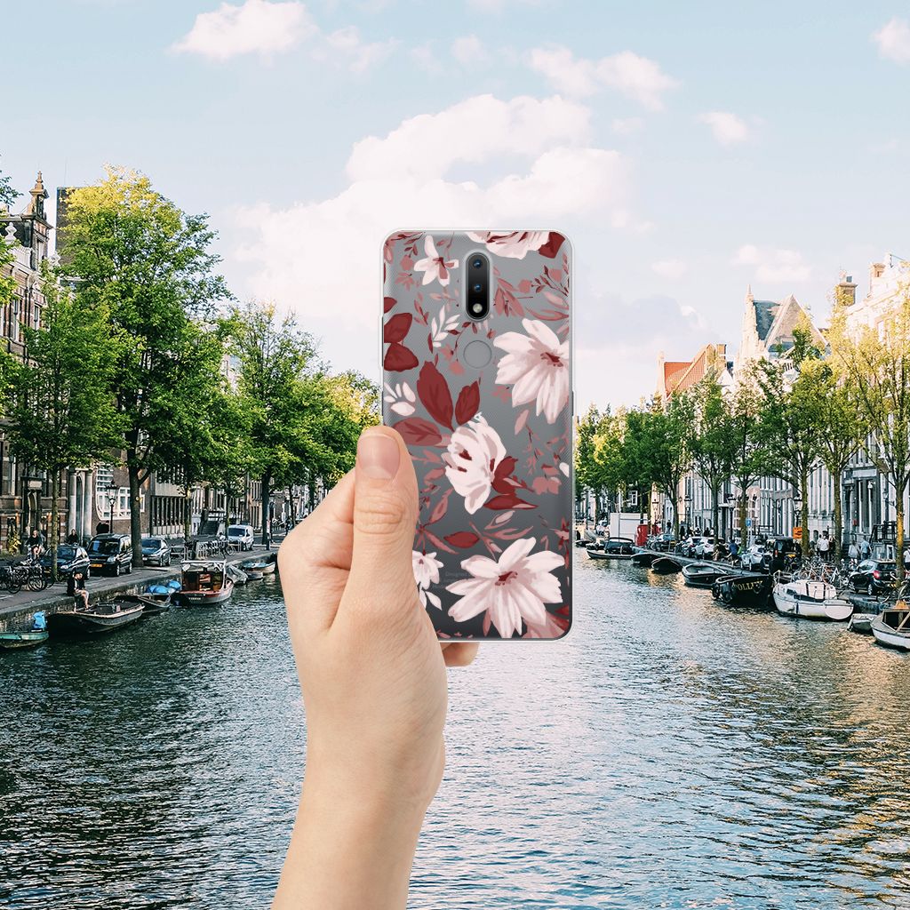 Hoesje maken Nokia 2.4 Watercolor Flowers