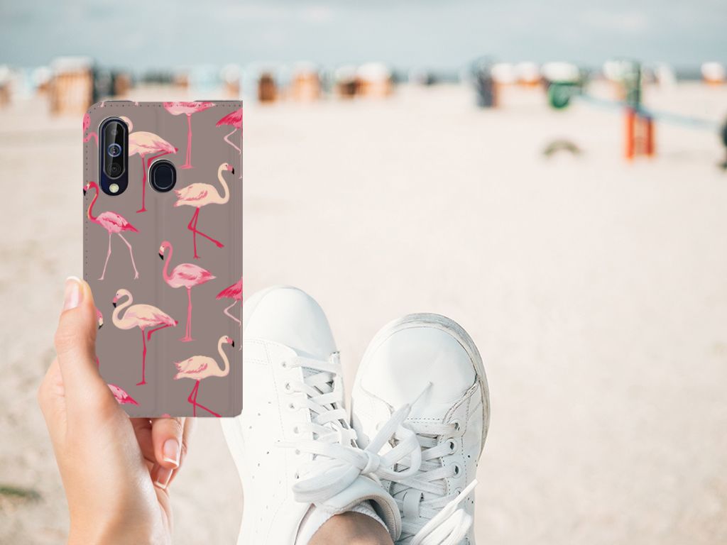 Samsung Galaxy A60 Hoesje maken Flamingo