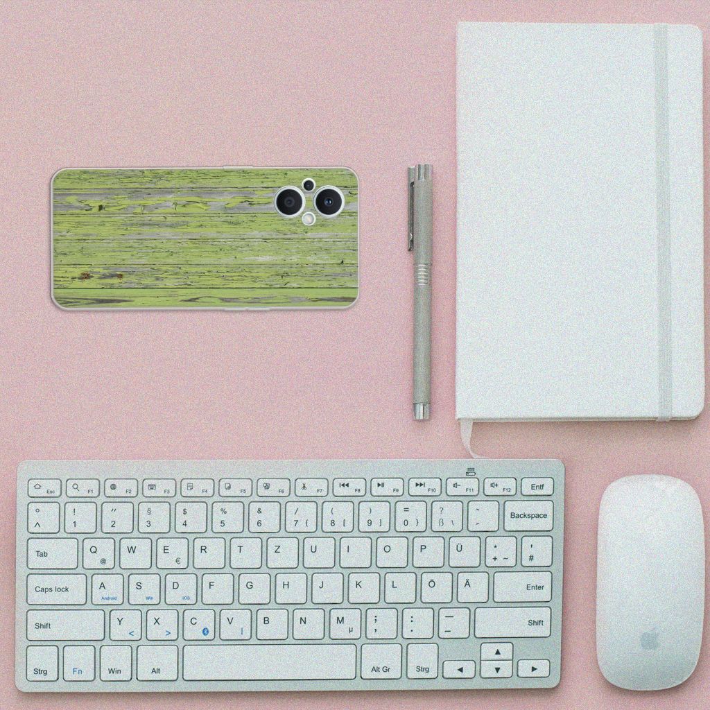 OPPO Reno8 Lite Bumper Hoesje Green Wood B2C Telecom