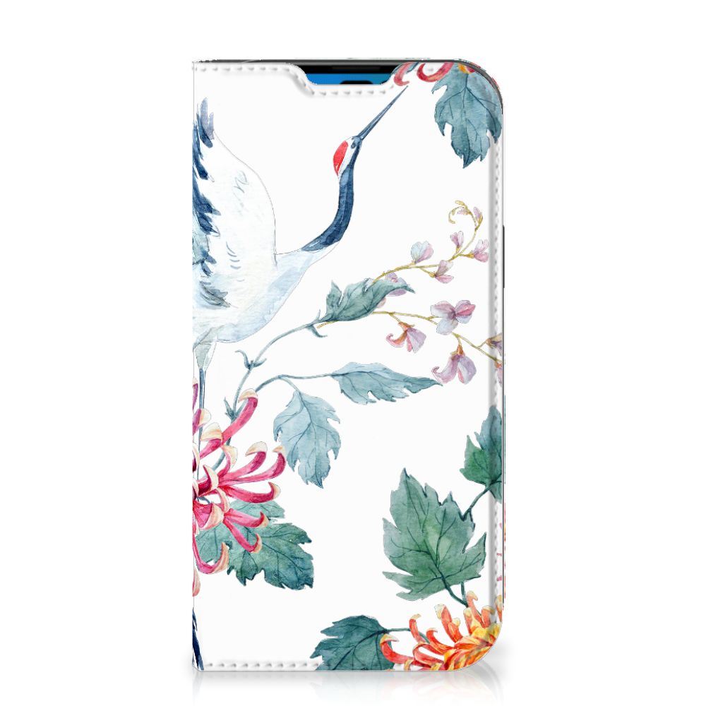 iPhone 14 Pro Hoesje maken Bird Flowers - B2C Telecom