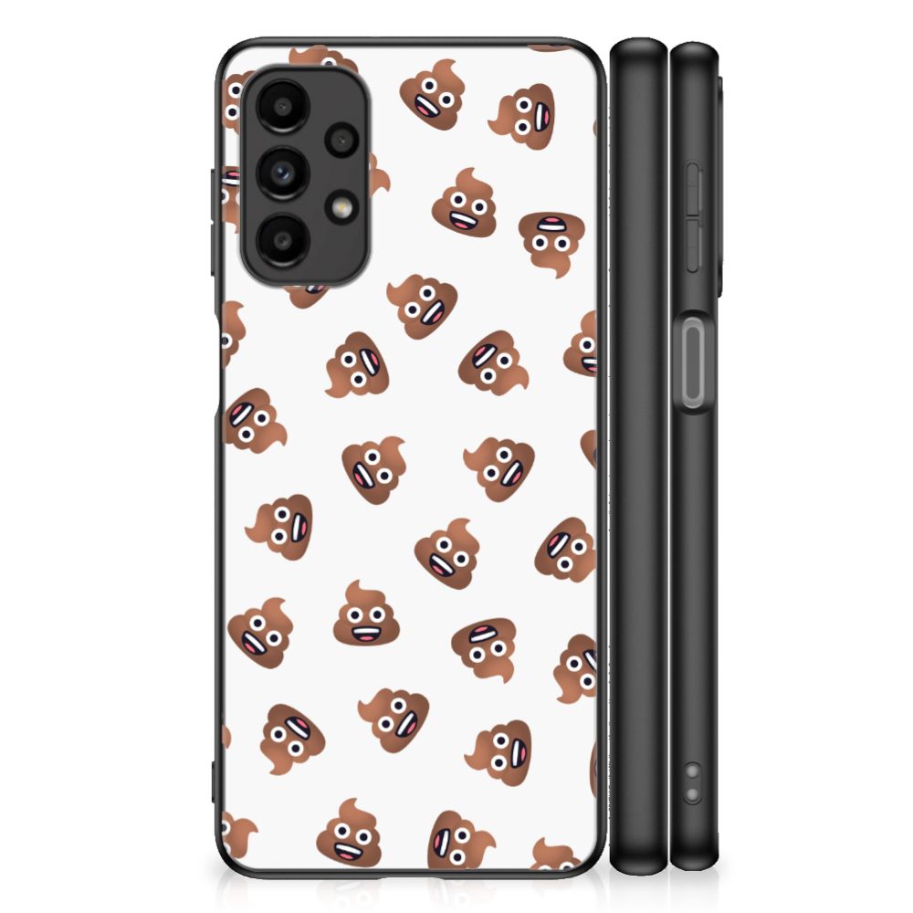 Back Case voor Samsung Galaxy A13 4G Poep Emojis B2C Telecom